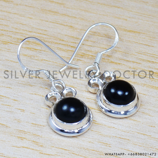 Black Onyx 925 Sterling Silver Jewelry Set (SJWS-12) Black Onyx 925 Sterling Silver Jewelry Set (SJWS-12)