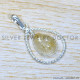 Golden Rutile 925 Sterling Silver Jewelry Set (SJWS-122)