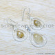 Golden Rutile 925 Sterling Silver Jewelry Set (SJWS-122)