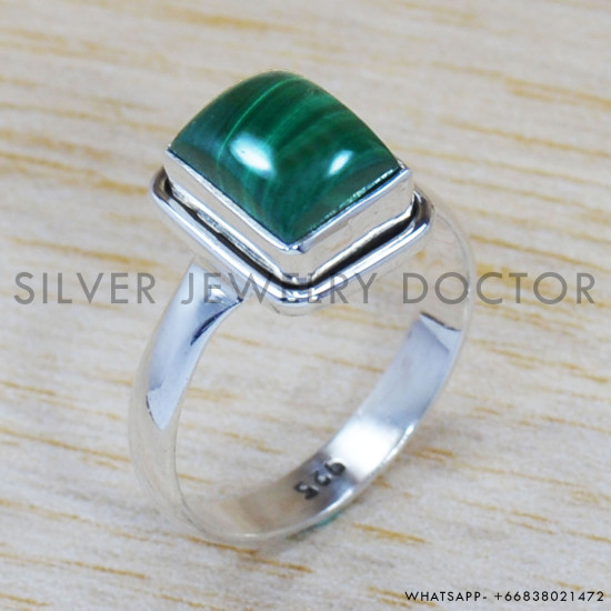 Malachite 925 Sterling Silver Jewelry Set (SJWS-13) Malachite 925 Sterling Silver Jewelry Set (SJWS-13)