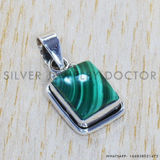 Malachite 925 Sterling Silver Jewelry Set (SJWS-13) Malachite 925 Sterling Silver Jewelry Set (SJWS-13)
