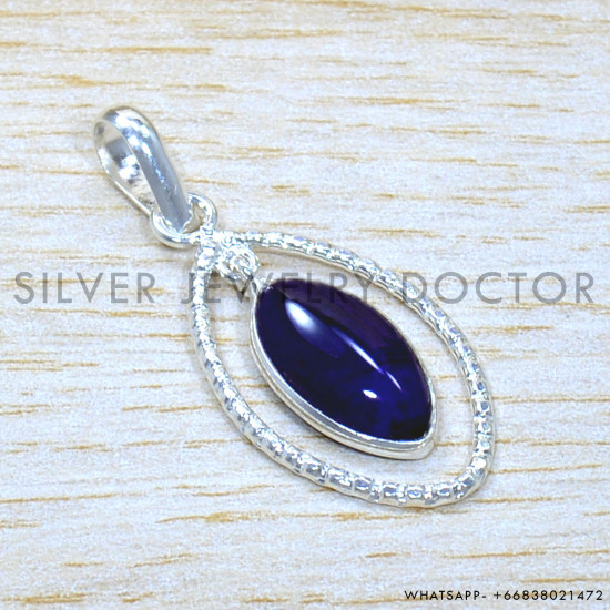 Amethyst 925 Sterling Silver Jewelry Set (SJWS-130)