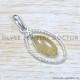 Golden Rutile 925 Sterling Silver Jewelry Set (SJWS-131)