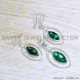 Malachite 925 Sterling Silver Jewelry Set (SJWS-136)
