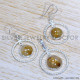 Golden Rutile 925 Sterling Silver Jewelry Set (SJWS-144)