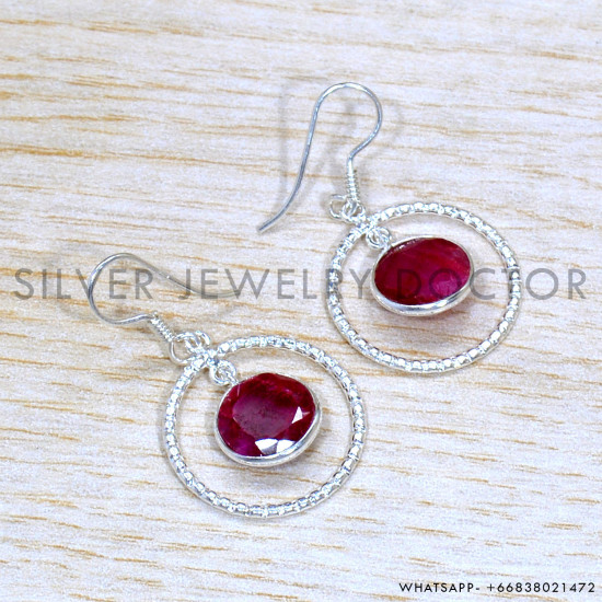 Amethyst 925 Sterling Silver Jewelry Set (SJWS-149)