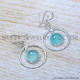 Blue Chalcedony 925 Sterling Silver Jewelry Set (SJWS-150)