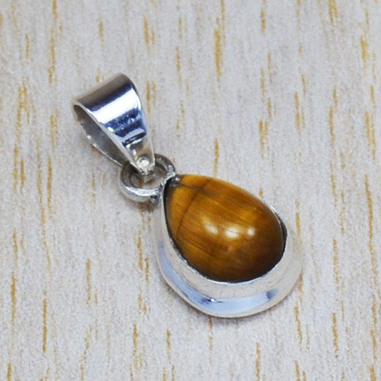 Handcrafted 925 Sterling Silver Tiger Eye Gemstone Royal Jewelry Set SJWS-17