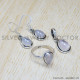Rose Quartz 925 Sterling Silver Jewelry Set (SJWS-20) Rose Quartz 925 Sterling Silver Jewelry Set (SJWS-20)