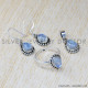 Rainbow Moonstone 925 Sterling Silver Jewelry Set (SJWS-25) Rainbow Moonstone 925 Sterling Silver Jewelry Set (SJWS-25)