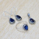 Wholesale Price 925 Sterling Silver Iolite Gemstone Royal Jewelry Set SJWS-28