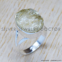 Rough Golden Rutile 925 Sterling Silver Jewelry Set (SJWS-37) Rough Golden Rutile 925 Sterling Silver Jewelry Set (SJWS-37)