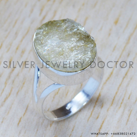 Rough Golden Rutile 925 Sterling Silver Jewelry Set (SJWS-37) Rough Golden Rutile 925 Sterling Silver Jewelry Set (SJWS-37)