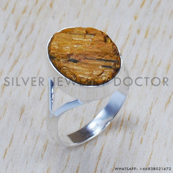 Rough Tiger Eye 925 Sterling Silver Jewelry Set (SJWS-43) Rough Tiger Eye 925 Sterling Silver Jewelry Set (SJWS-43)