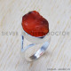 Rough Carnelian 925 Sterling Silver Jewelry Set (SJWS-45) Rough Carnelian 925 Sterling Silver Jewelry Set (SJWS-45)