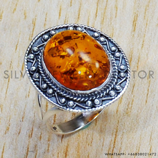 Amber 925 Sterling Silver Jewelry Set (SJWS-49) Amber 925 Sterling Silver Jewelry Set (SJWS-49)