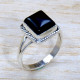 Semi Precious Black Onyx Gemstone 925 Sterling Silver Jewelry Set SJWS-66