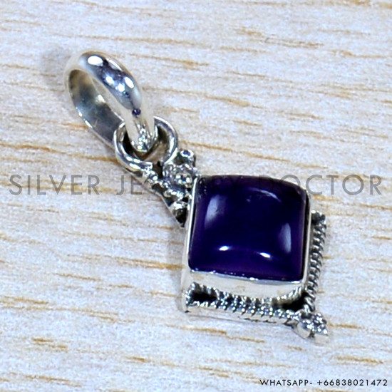 Amethyst 925 Sterling Silver Jewelry Set (SJWS-67)