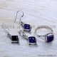 Amethyst 925 Sterling Silver Jewelry Set (SJWS-67)