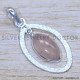 Rose Quartz 925 Sterling Silver Jewelry Set (SJWS-81)
