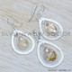 Golden Rutile 925 Sterling Silver Jewelry Set (SJWS-85)