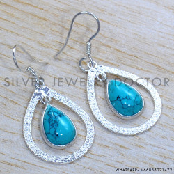 Turquoise 925 Sterling Silver Jewelry Set (SJWS-86) Turquoise 925 Sterling Silver Jewelry Set (SJWS-86)