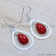 Coral 925 Sterling Silver Jewelry Set (SJWS-88)