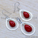 Coral 925 Sterling Silver Jewelry Set (SJWS-88)