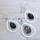 Black Rutile 925 Sterling Silver Jewelry Set (SJWS-90)