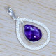 Amethyst Gemstone Pure 925 Sterling Silver Handmade Fine Jewelry Set SJWS-96