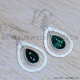 Malachite 925 Sterling Silver Jewelry Set (SJWS-97)
