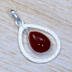 Authentic 925 Sterling Silver Semi Precious Carnelian Gemstone Jewelry Set SJWS-98