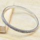 925 sterling silver jewelry dotted effect oxidized designer bangle WB-6478