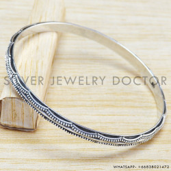 925 Sterling Silver Bangles (WB-6481)