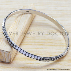 925 Sterling Silver Bangles (WB-6482)
