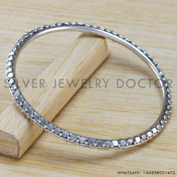 925 Sterling Silver Bangles (WB-6484)