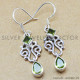 Peridot 925 Sterling Silver Earrings (WE-6209) Peridot 925 Sterling Silver Earrings (WE-6209)