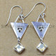 Citrine 925 Sterling Silver Earrings (WE-6211)