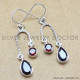 Garnet 925 Sterling Silver Earrings (WE-6212) Garnet 925 Sterling Silver Earrings (WE-6212)
