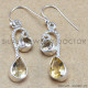 Citrine 925 Sterling Silver Earrings (WE-6219) Citrine 925 Sterling Silver Earrings (WE-6219)