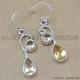 Citrine 925 Sterling Silver Earrings (WE-6219) Citrine 925 Sterling Silver Earrings (WE-6219)