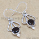 Smoky Quartz 925 Sterling Silver Earrings (WE-6224) Smoky Quartz 925 Sterling Silver Earrings (WE-6224)
