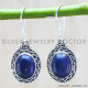 Lapis Lazuli 925 Sterling Silver Earrings (WE-6256) Lapis Lazuli 925 Sterling Silver Earrings (WE-6256)