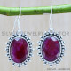 Ruby 925 Sterling Silver Earrings (WE-6265) Ruby 925 Sterling Silver Earrings (WE-6265)