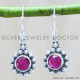 Ruby 925 Sterling Silver Earrings (WE-6269) Ruby 925 Sterling Silver Earrings (WE-6269)