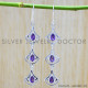 Amethyst 925 Sterling Silver Earrings (WE-6355) Amethyst 925 Sterling Silver Earrings (WE-6355)