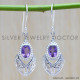 Amethyst 925 Sterling Silver Earrings (WE-6369) Amethyst 925 Sterling Silver Earrings (WE-6369)