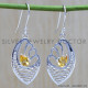 Citrine 925 Sterling Silver Earrings (WE-6389) Citrine 925 Sterling Silver Earrings (WE-6389)