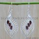 Garnet 925 Sterling Silver Earrings (WE-6403) Garnet 925 Sterling Silver Earrings (WE-6403)