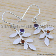 Amethyst 925 Sterling Silver Earrings (WE-6410) Amethyst 925 Sterling Silver Earrings (WE-6410)